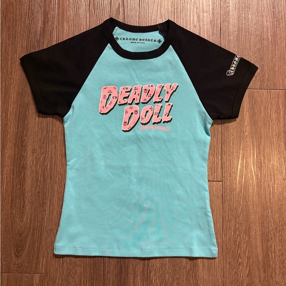 DEADLY DOLL★OG BABY T Buy Deadly Doll Baby Baby Tee Pink White | SASOM